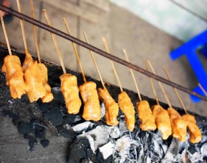 Sate ikan tanjung Lombok