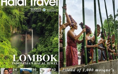Hebat, Lombok jadi Headline majalah Halal Travel Magazine Arab 1