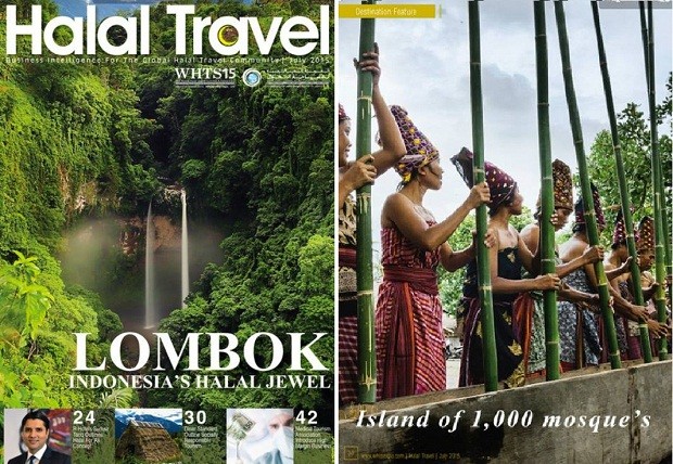 Hebat, Lombok jadi Headline majalah Halal Travel Magazine Arab 1