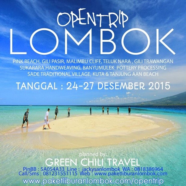 Open Trip Murah Lombok, Desember 2015